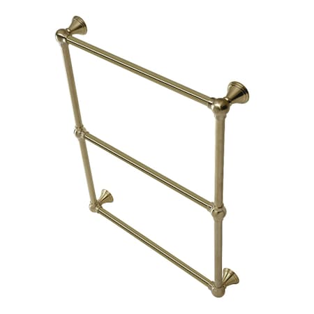 Kingston Brass DTC322419BB 24-Inch Wall Mount Towel Rack, Brushed Brass DTC322419BB